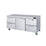 Hakka Brothers 4 Drawers 1 Door (M) All Stainless Undercounter Refrigerator - 72" wide, 20 cu/ft, R-290 Refrigerant