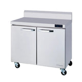 Hakka Brothers 2 Doors All Stainless Work Top Freezer - 36" wide, 9.2 cu/ft., R-290 Refrigerant