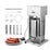 Morgangastro Vertical Electric Sausage Stuffer Maker, 25Lb/12L Large Capacity, Adjustable Speed