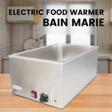EasyRose 20" x 12" Full Size Electric Countertop Food Warmer - 120V, 1200W