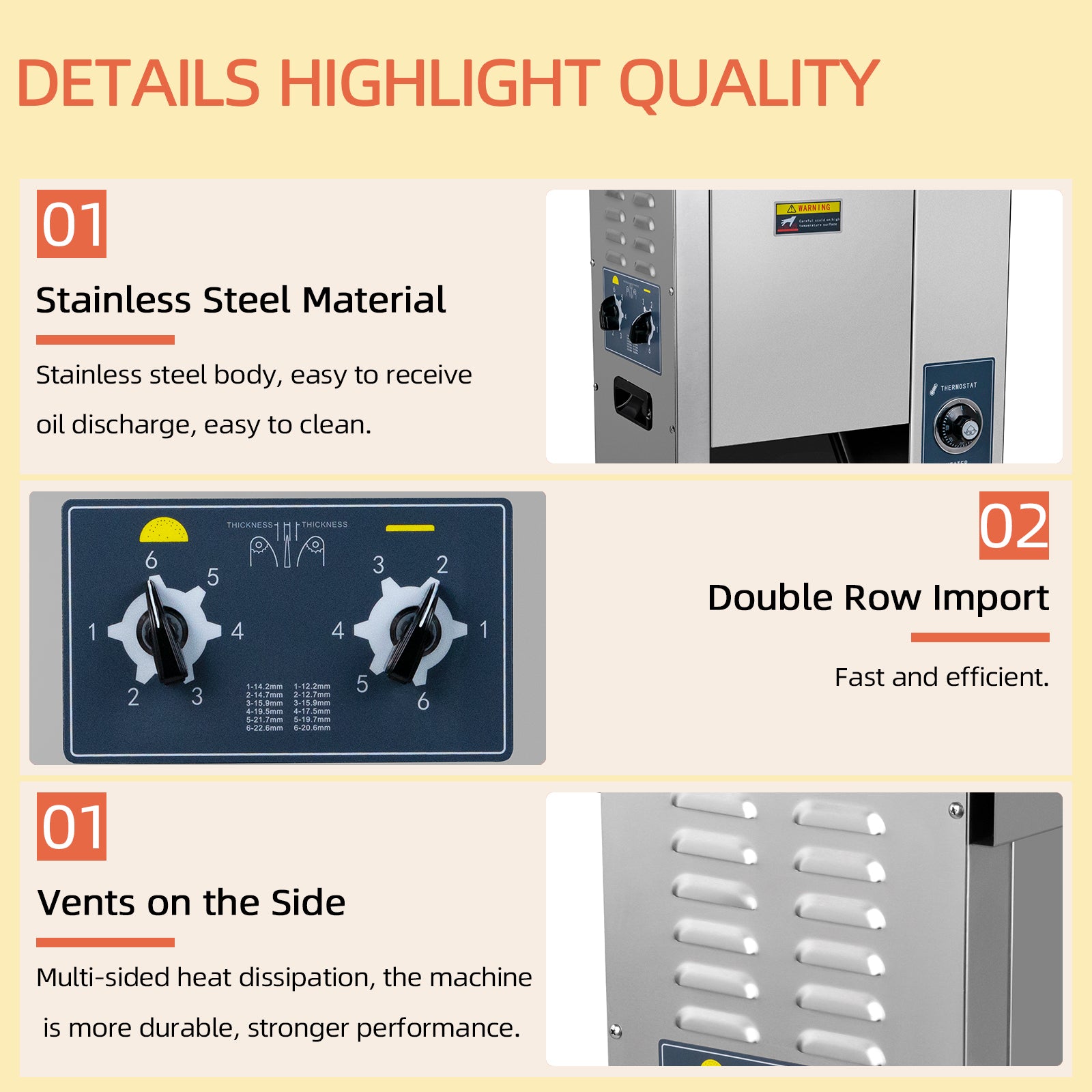 EasyRose Vertical Hamburger Toasting Machine Automatic Chain
