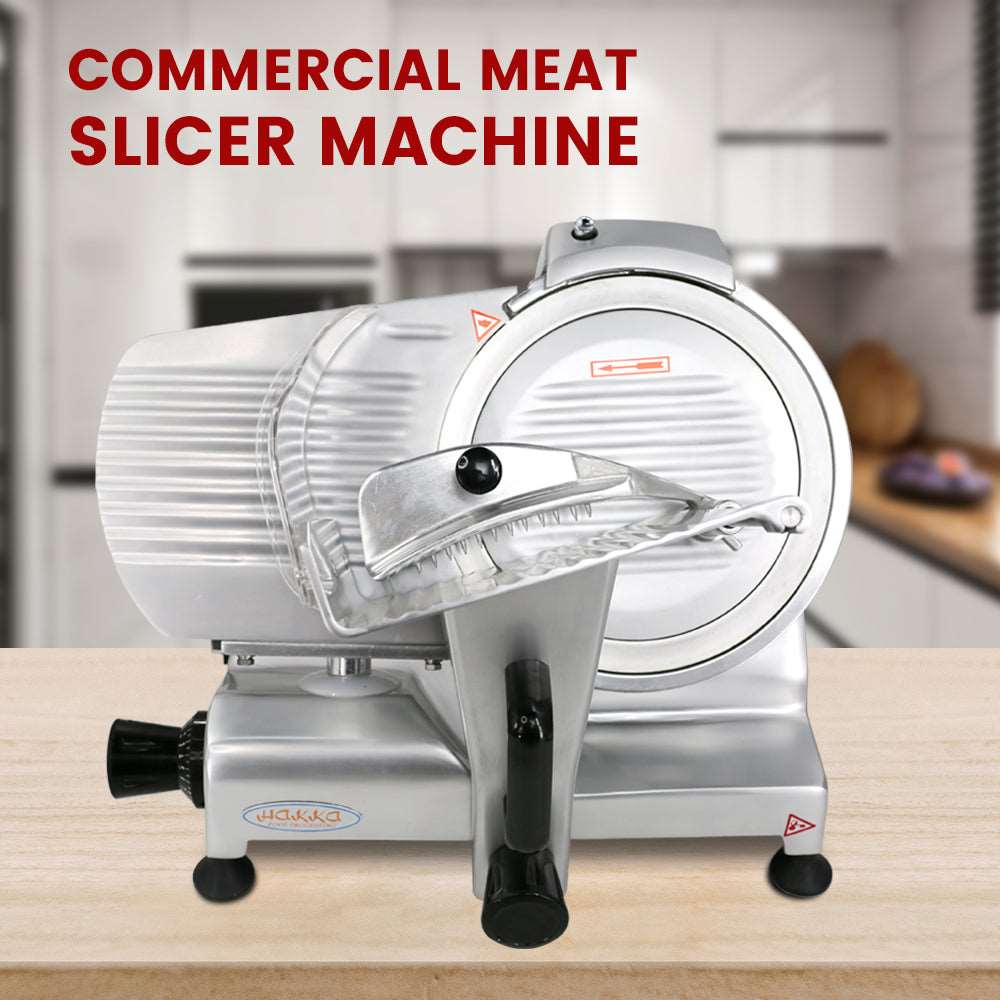 Hakka Commercial 10 Blade Meat Slicer 150W Kitchen Electric Deli Food  Cutter