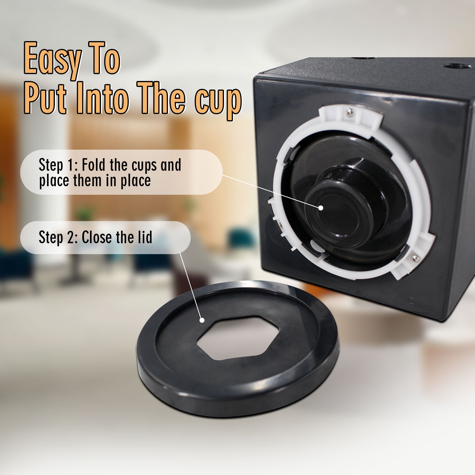 Clivia Commercial Cup Holder,Coffee Cup Dispenser Organizer,Paper