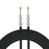 10 Feet Professional Guitar Instrument Cable with black PVC jacket