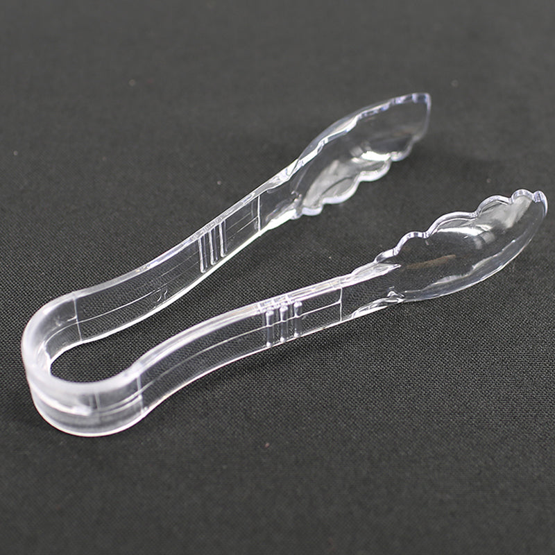 6” SCALLOP TONG, PC ,CLEAR