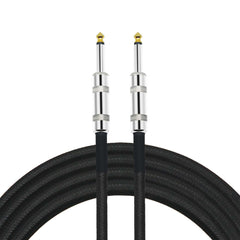 10 Feet Professional Guitar Instrument Cable with black PVC jacket