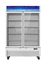 Hakka Brothers 49 CuFt. 2 Glass Doors Refrigerator (Swing), White, Energy Star Rated