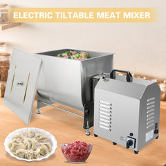 Hakka Electric Tilt Tank Meat Mixer Manual 85LBS Capacity Countertop Machine