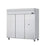 Hakka Brothers 3 Solid Door 72 cu. ft. Stainless Refrigerator, Top-Mount Compressor