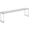 Hakka Brothers 14" x 72" Stainless Steel Single Deck Overshelf