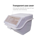 
Clivia professional kitchen ingredient bin with clear lid