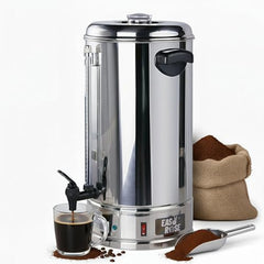 EasyRose 100 Cup Commercial Coffee Urn, Stainless Steel Coffee Percolator with Keep Warm 