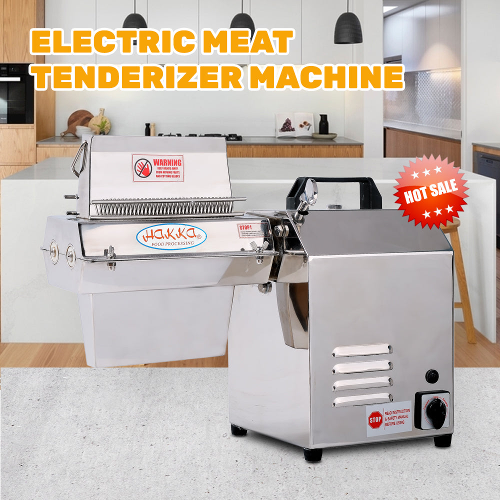 Hakka Electric Stainless Steel Meat Tenderizers (7 Inch)(Official Refurbishment)
