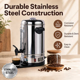 EasyRose commercial coffee urn stainless steel construction features