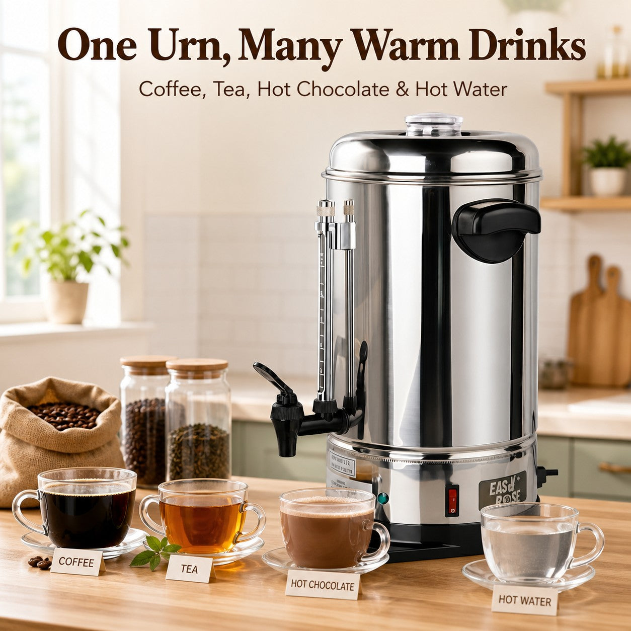EasyRose 40 Cup Commercial Coffee Urn