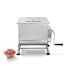 Hakka 7.5L/15lb Manual Meat Mixer, Tilting Stainless Steel Tank Sausage Mixer