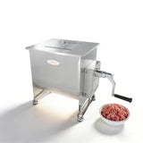 Hakka Manual Meat Mixer 7.5L/15lb Capacity Tank Stainless Steel Sausage Mixer
