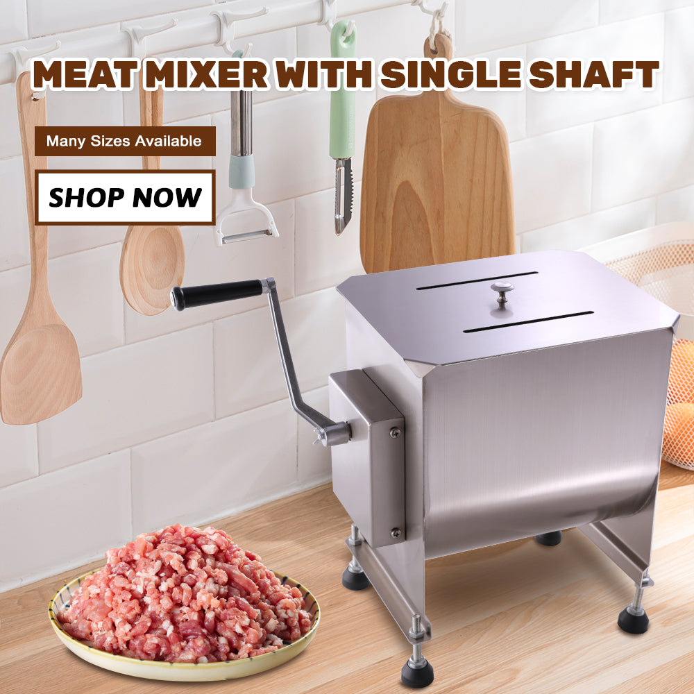 Hakka Stainless Steel Meat Mixer with Sausage Stuffer