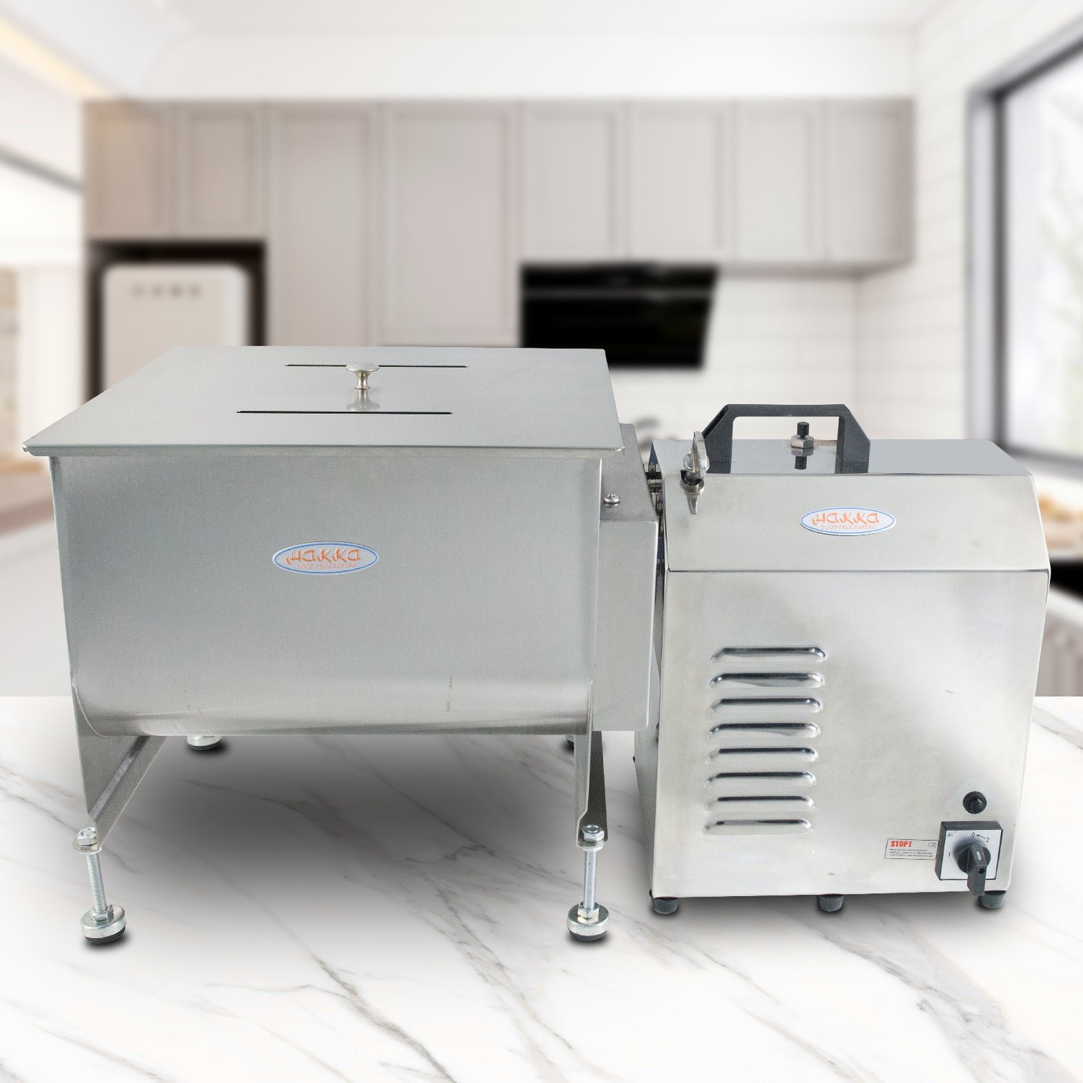 Hakka Brothers 60lb / 30L Electric Meat Mixer - Commercial Sausage Mixing Machine FME40B