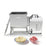Hakka 22.5L/45 lbs Commercial Electric Meat Mixer with Motor, Stainless Steel Mixing Machine