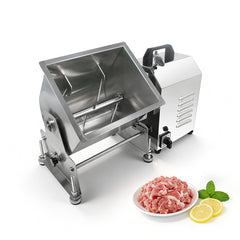 Hakka 22.5L/45 lbs Commercial Electric Tilting Meat Mixer with Motor, Stainless Steel Mixing Machine 
