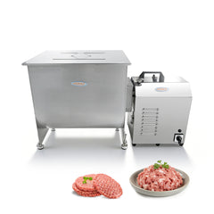 Hakka 30L/60 lbs Commercial Electric Meat Mixer with Motor, Stainless Steel Mixing Machine 