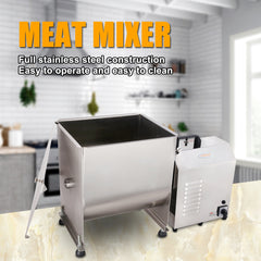 Hakka Electric  65Pound/40 Liter Commercial Tank Meat Mixer Machine with Motor