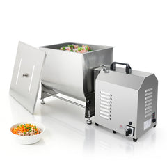 Hakka 45L/90 lbs Commercial Electric Tilting Meat Mixer with High-Power Motor, Stainless Steel Mixing Machine 
