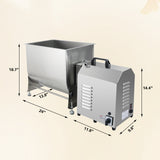 Hakka Electric Tilt Tank Meat Mixer Mixing 45L/90lb Meat Capacity Countertop Machine