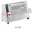 Hakka Electric Dough Sheeter Machine 370W Max 18" Pizza Dough Roller Sheeter, Automatic Commercial Pizza Dough Press Machine, Noodle Bread Pasta Maker