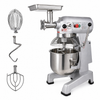 Hakka Commercial 20Qt Planetary Stand Mixer with Meat Grinder Attachment, 1100W Electric Food Mixer, 3 Speeds 125/225/404 RPM, Includes Dough Hook, Flat Beater & Whisk,ETL Certification