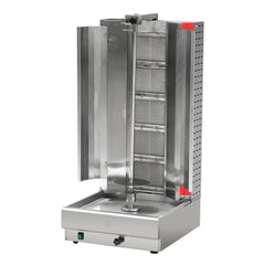 Hakka 34"H Gas Kebab Doner Machine Vertical Broiler with 5 Burners