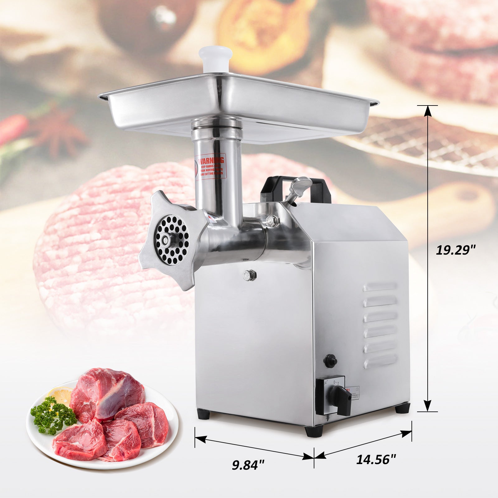 Hakka Electric Meat Grinder, 300W, 176 lbs/h Stainless Steel Food