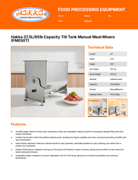 Spec Sheet