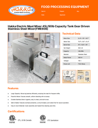 Spec Sheet
