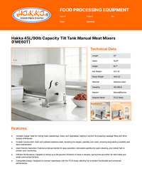 Spec Sheet