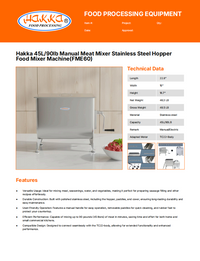 Spec Sheet