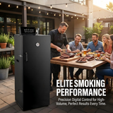 Hakka Commercial 8 Packs Electric Smoker Oven with Digital Control Panel for Ribs Brisket and Chicken,1600W