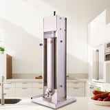 Hakka 7L/15LB Sausage Stuffer with Spanish Churro  Meat Filler Maker Machine