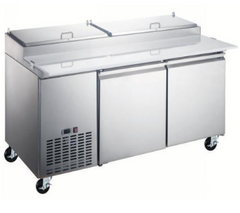 Carina 477 L Pizza Prep Table, Refrigerator Temp: 0.5 ~ 5℃