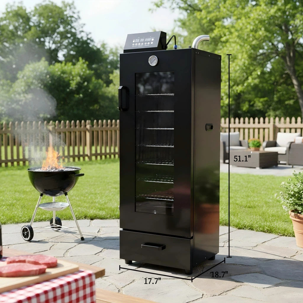 Hakka 8 Racks Commercial Electric Smoker with Visible Door