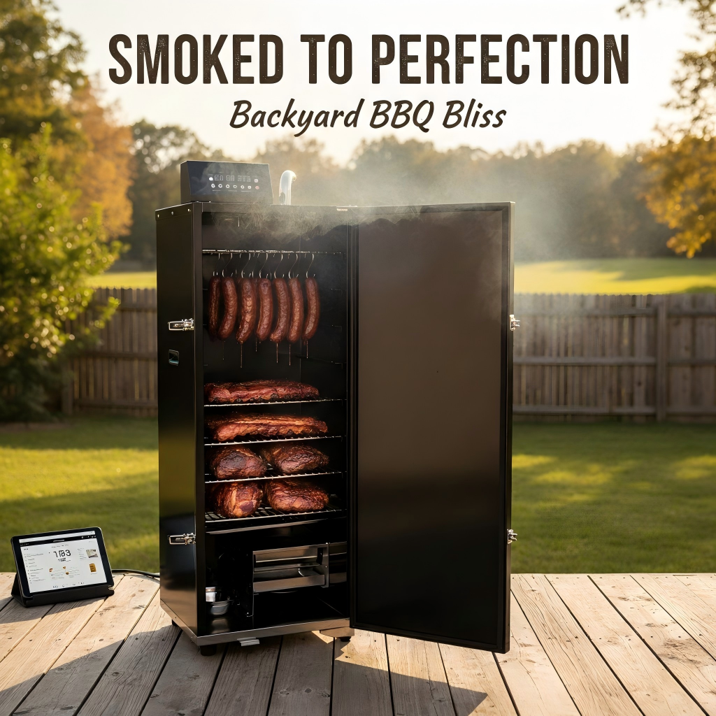 Hakka Commercial 8 Racks Electric Smoker Oven with Digital Control
