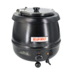 Hakka 11夸脱商用汤锅保温器带铰链盖和可拆卸不锈钢锅（SB-6000）