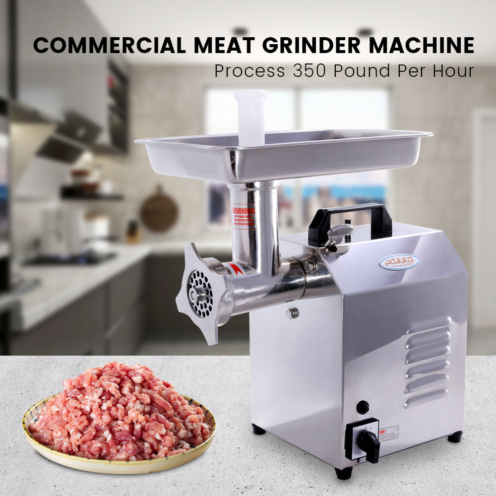 Hakka Brothers Meat Mincer Commercial Stainless Steel Electric Meat Grinder (TC12)