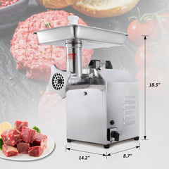 Hakka Meat Mincer Commercial Stainless Steel Electric Meat Grinder (TC12)