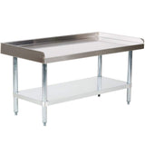 Hakka 30"x48" Commercial Stainless Steel Equipment Stand with Undershelf, NSF Certified