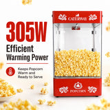 Caterway 305W Commercial Popcorn Warmer Display Cabinet with LED Light
