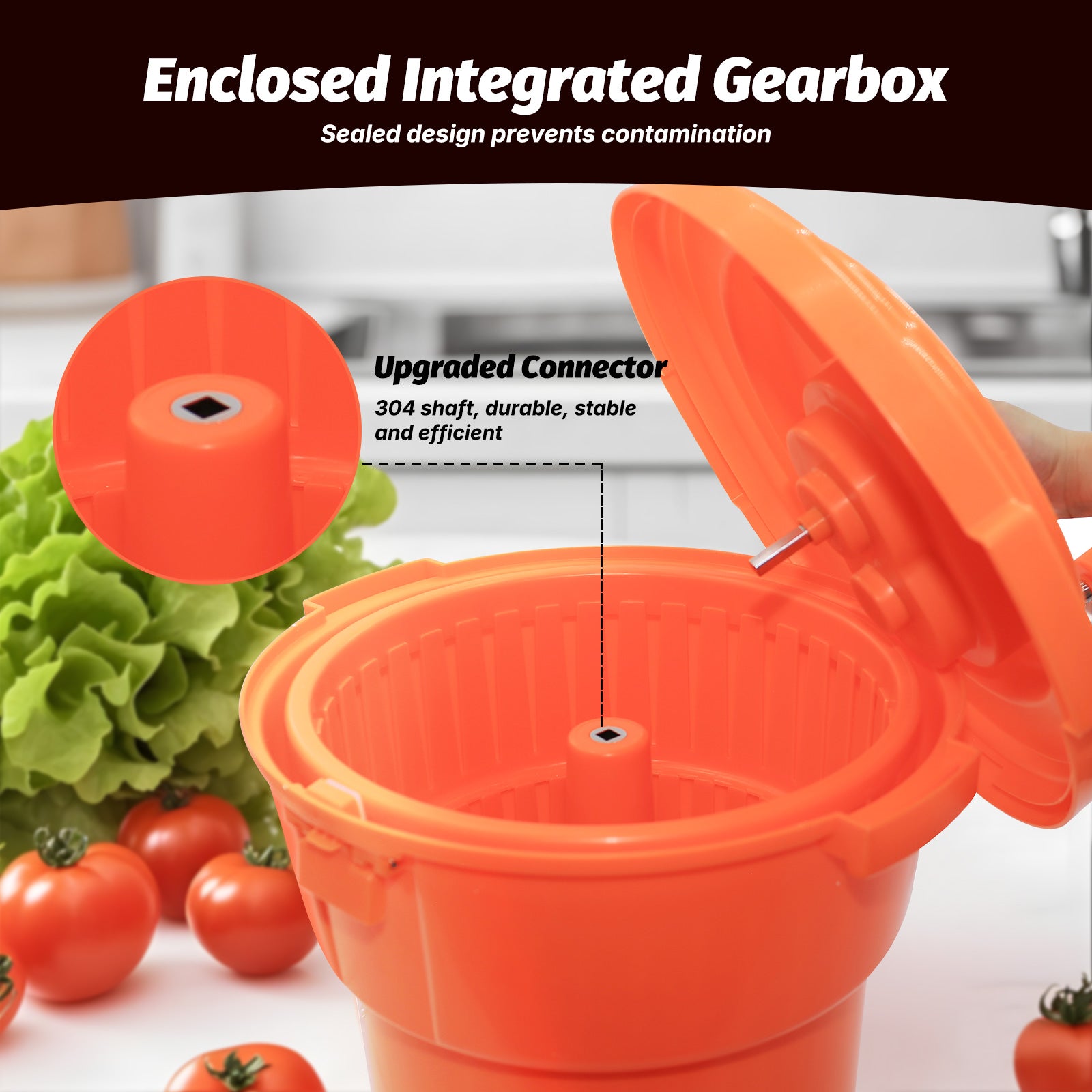 Clivia 2.5 Gal/10 Qt Commercial Salad Spinner, Large Manual