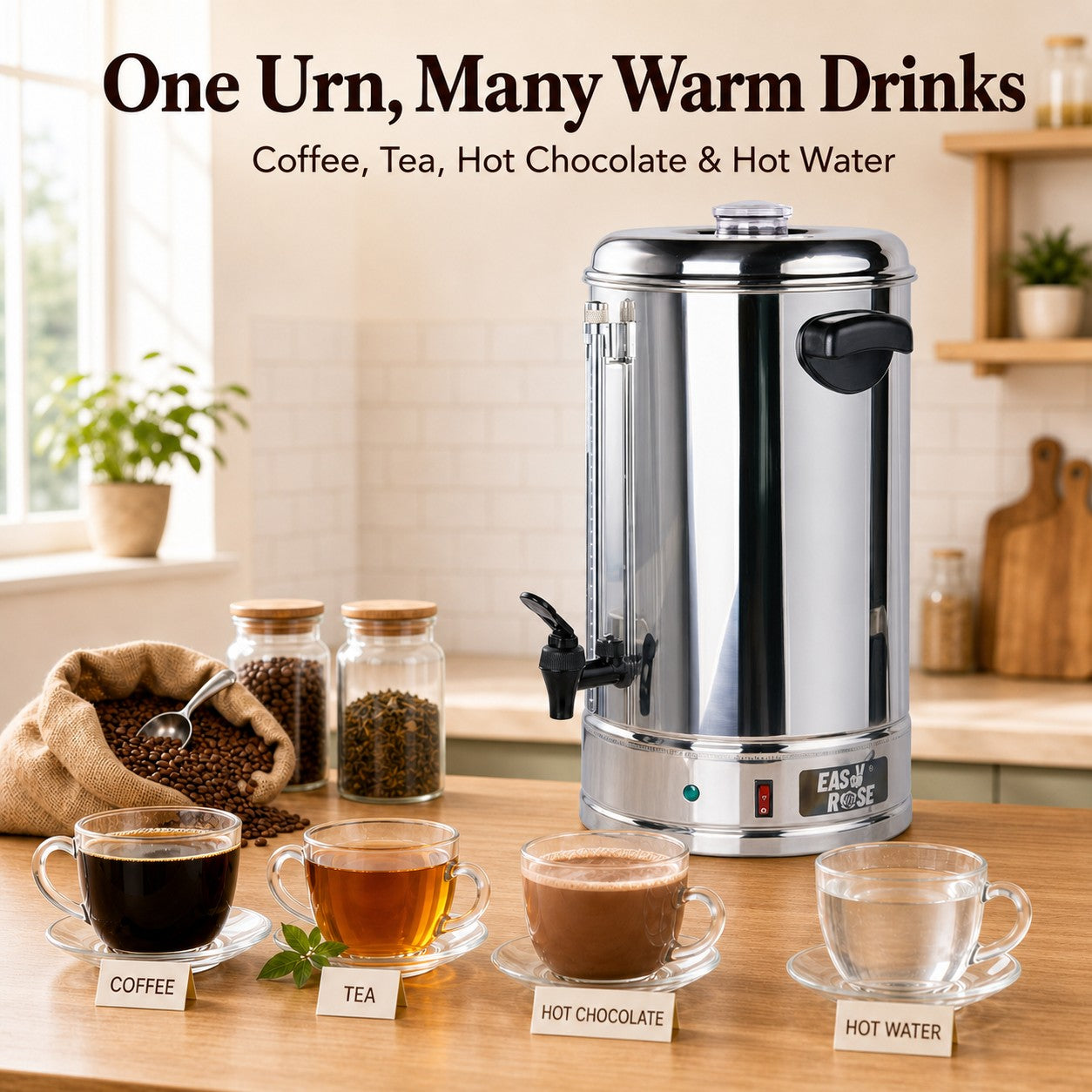 EasyRose 100 Cup Coffee Urn