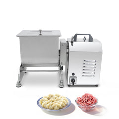Hakka 7.5L/15lb Tilt Tank Electric Meat Mixer, 300W Stainless Steel Commercial Countertop Meat Mixing Machine 